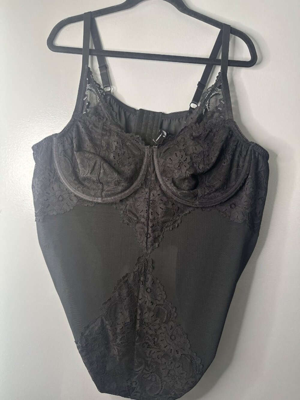 Torrid Curve Lace Teddy Bodysuit Lingerie Sheer Size 5 Romantic Whimsigoth bride